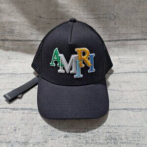 AMIRI Black Baseball Cap